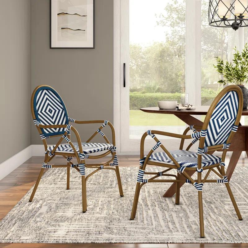 Metal Stackable Multipurpose Chair ( Set of 2 ) (Set of 2)