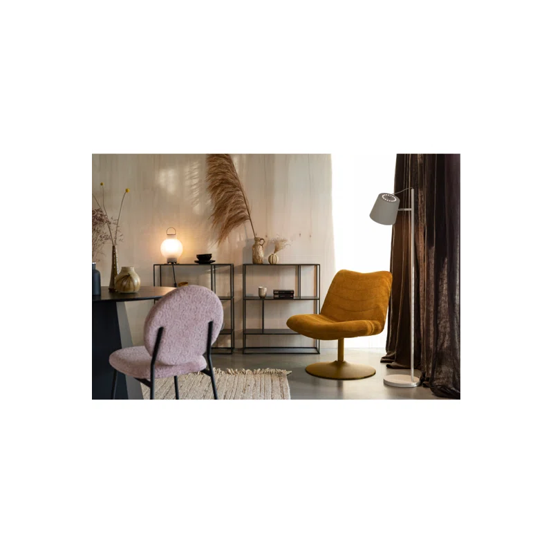 Bubba Upholstered Swivel Accent Chair