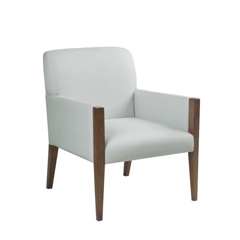 Perry Street Inspired Beige Upholstered Accent Chair