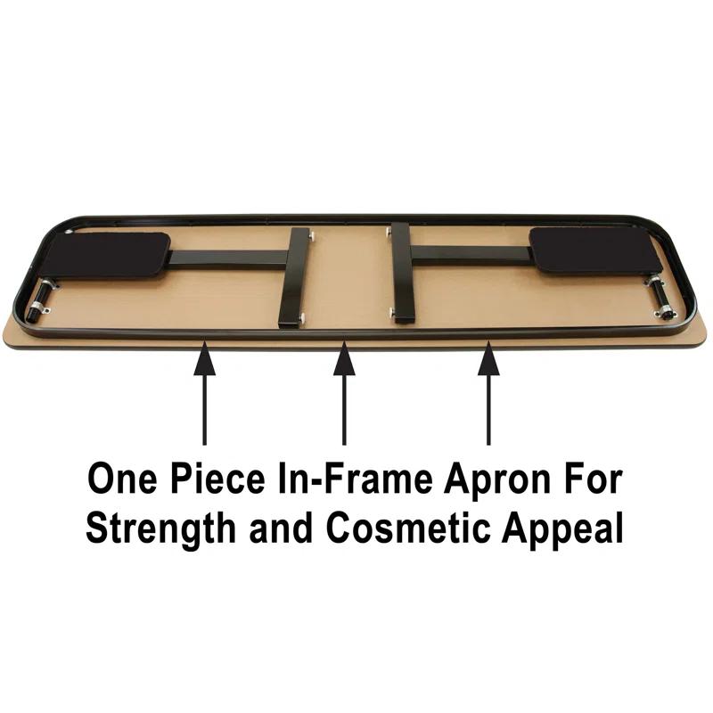 Correll, Inc. Rectangle Height Adjustable Modular Training Table