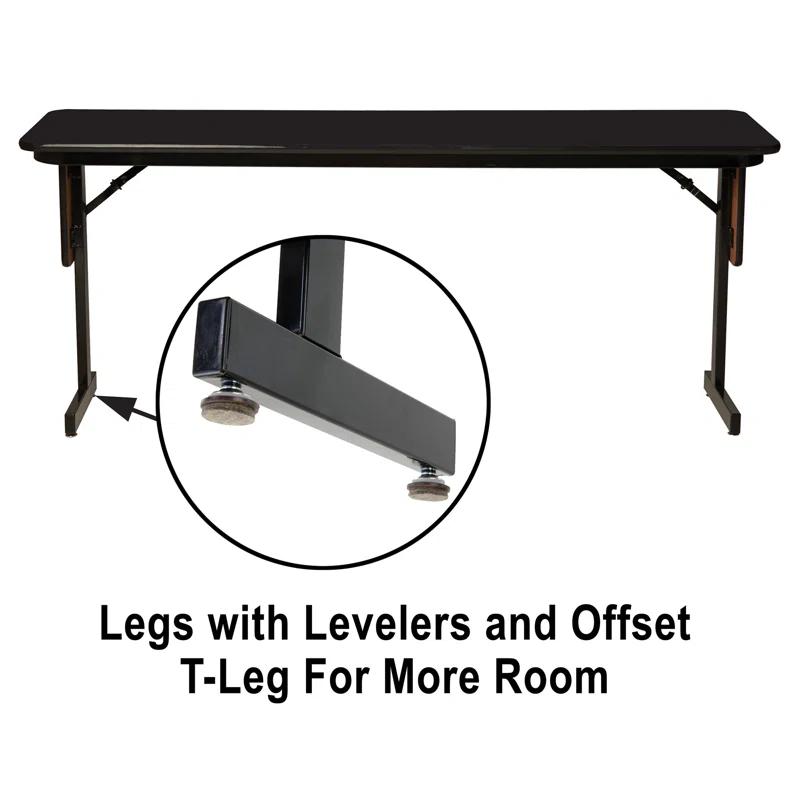 Correll, Inc. Rectangle Height Adjustable Modular Training Table