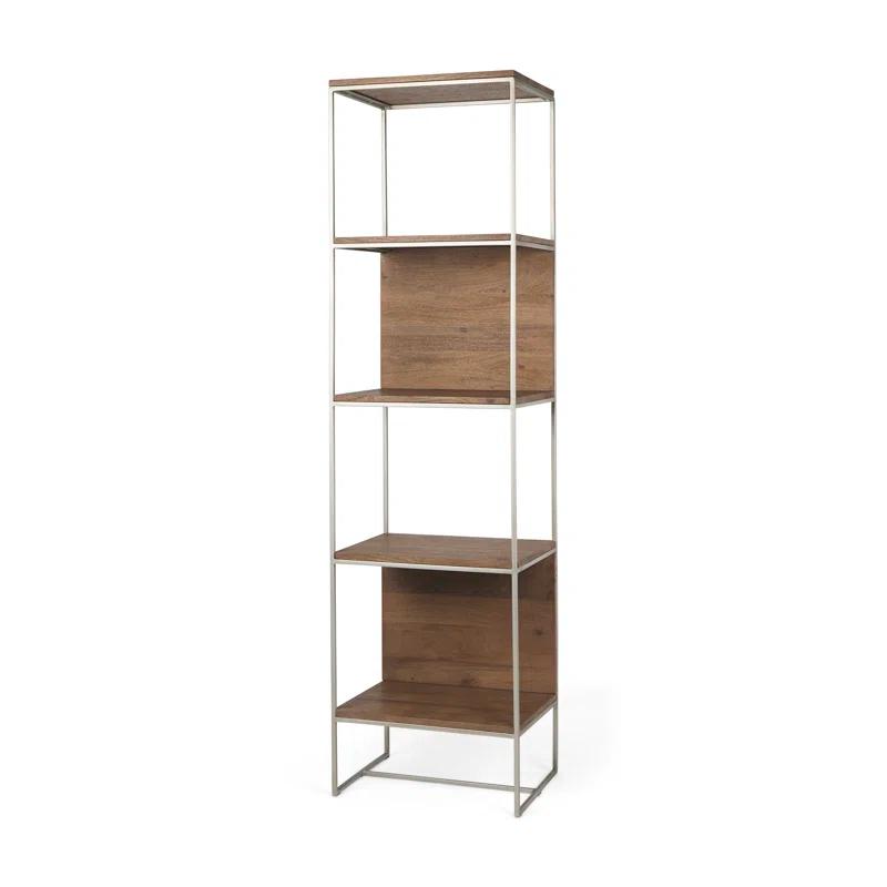 Sagan Narrow Etagere Bookcase