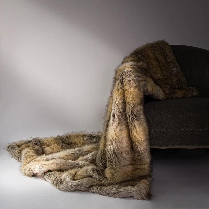 Faux Fur Throw