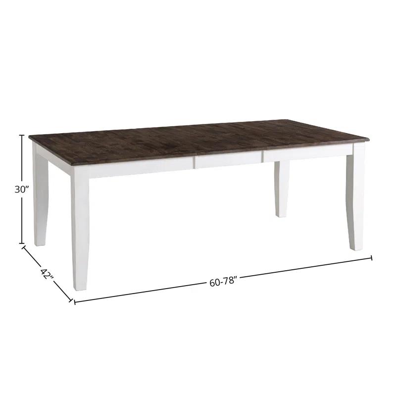Red Barrel Studio® Boneta Extendable Solid Wood Dining Table