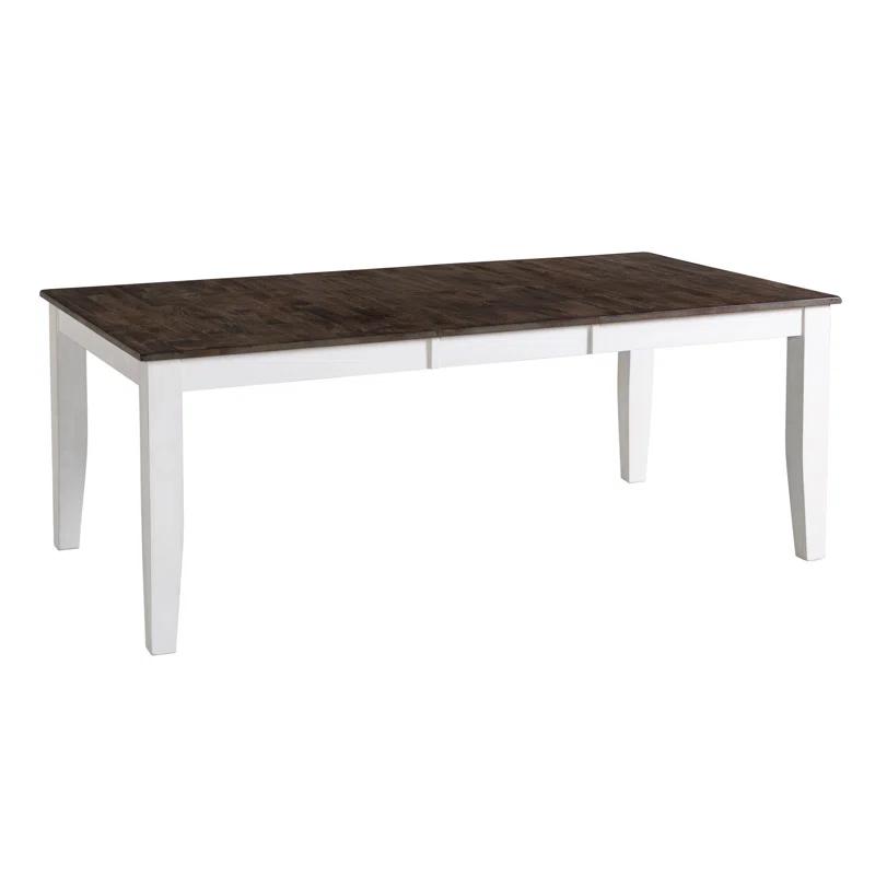 Red Barrel Studio® Boneta Extendable Solid Wood Dining Table