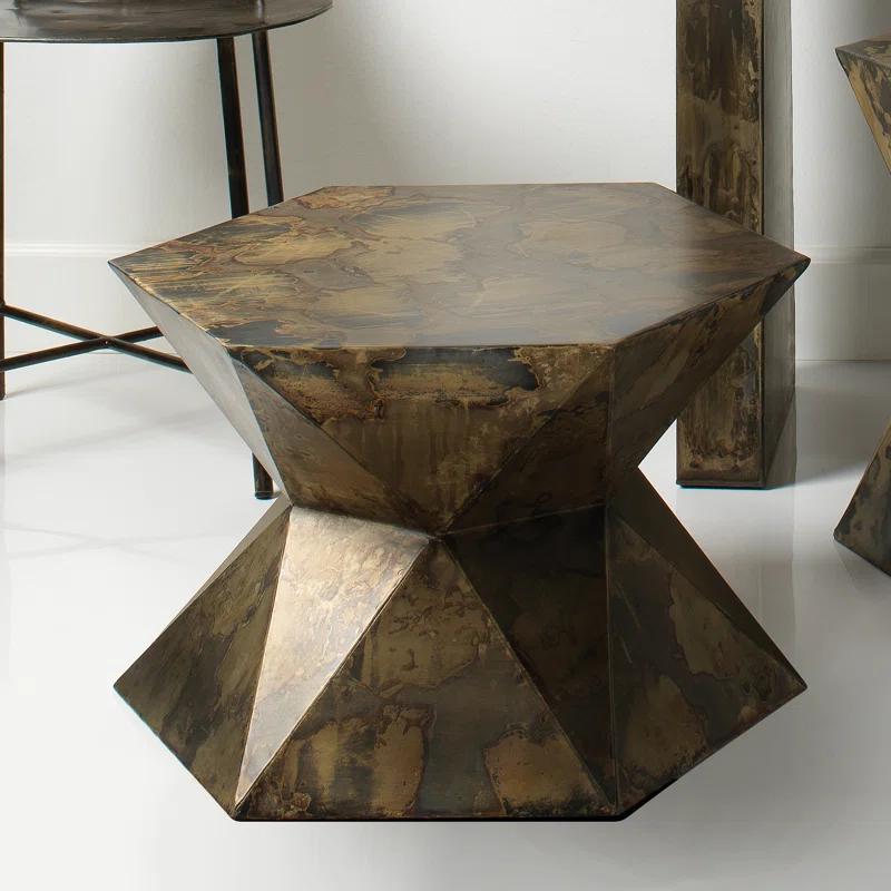 Iron End Table