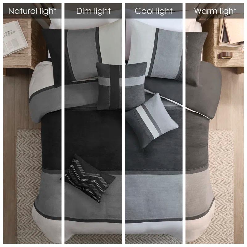 Madison Park Palisades Microfiber Comforter Set