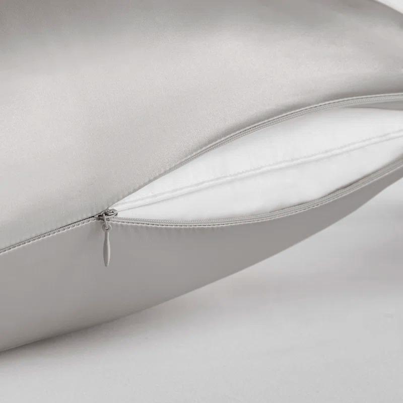 Madison Park Silk 100% Mulberry Silk Pillowcase Single Piece