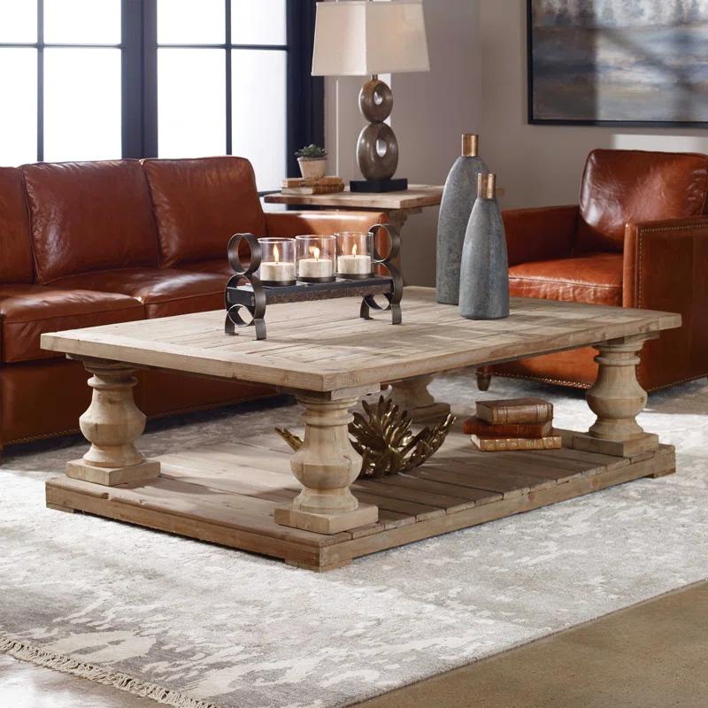 Stan Solid Wood Coffee Table