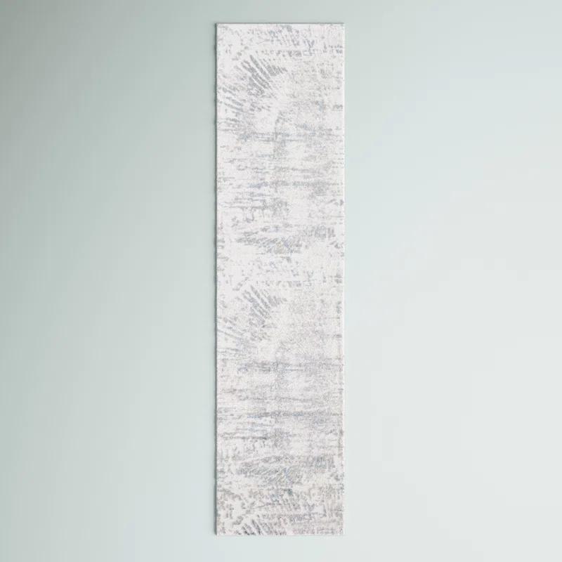 Steelside™ Wayde Abstract Gray/Beige Area Rug