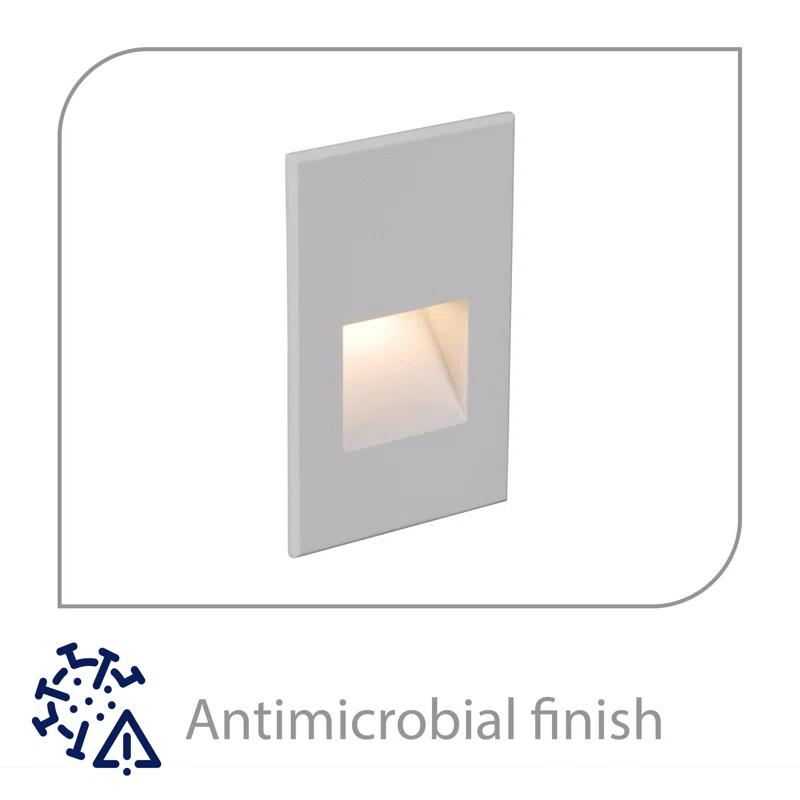 White Integrated LED Metal Step Light