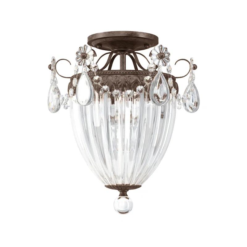 Bagatelle Crystal Semi Flush Mount
