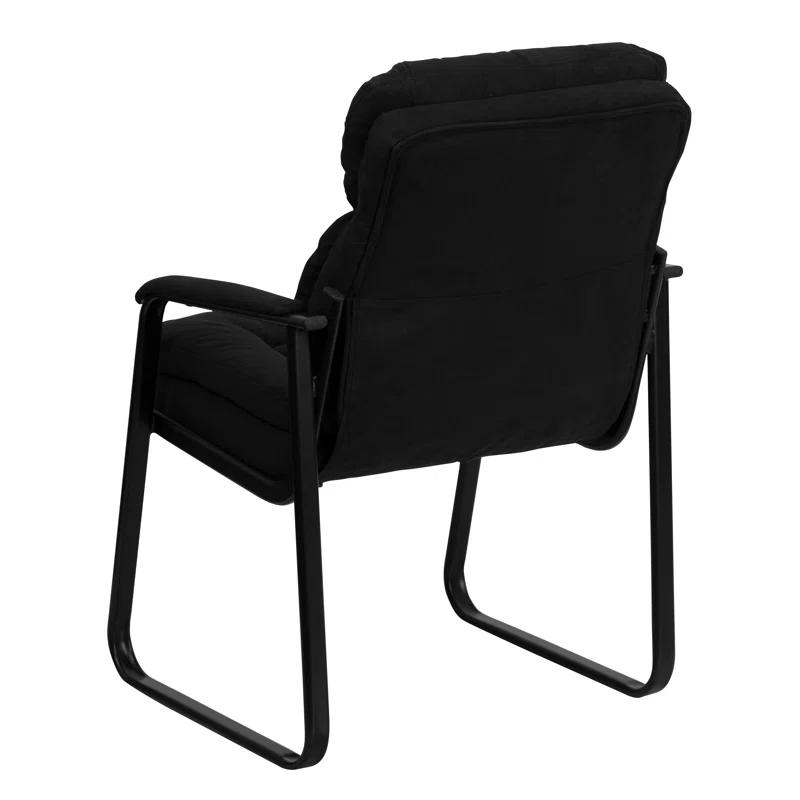Flash Furniture Isla Modern LeatherSoft Executive Side Reception Chair with Sled Base by Flash Furniture
