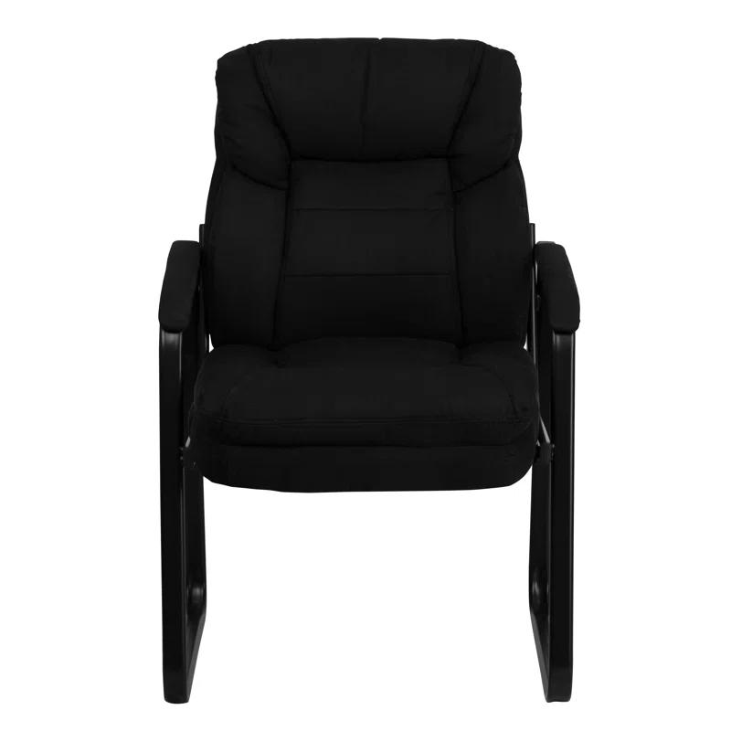 Flash Furniture Isla Modern LeatherSoft Executive Side Reception Chair with Sled Base by Flash Furniture