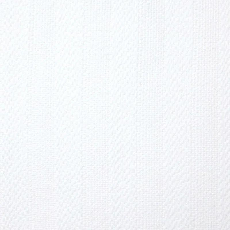 Tavira Sophisticated White Striped Cotton Full/Queen Blanket