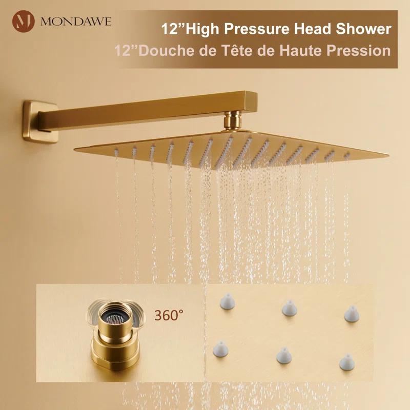 Herathena Complete Shower System with Rough in-Valve