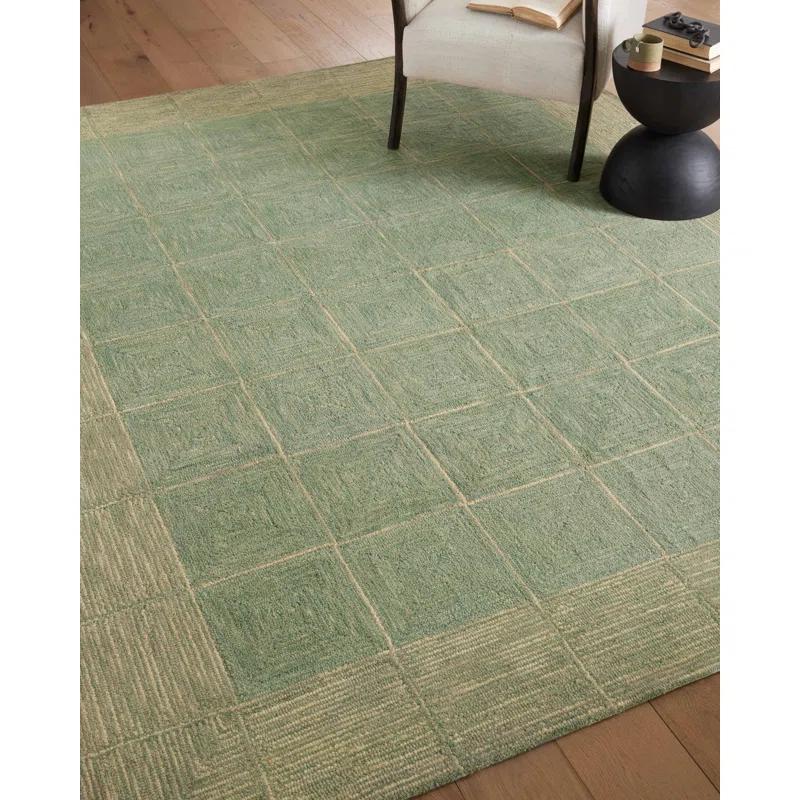 Chris Loves Julia x Loloi Francis Collection FRA-02 Green / Natural, ContemporaryArea Rug