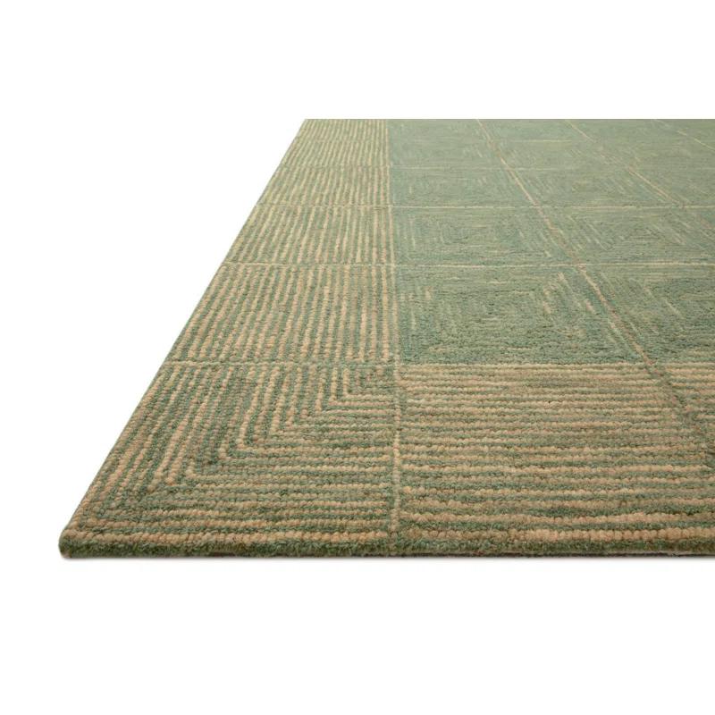 Chris Loves Julia x Loloi Francis Collection FRA-02 Green / Natural, ContemporaryArea Rug