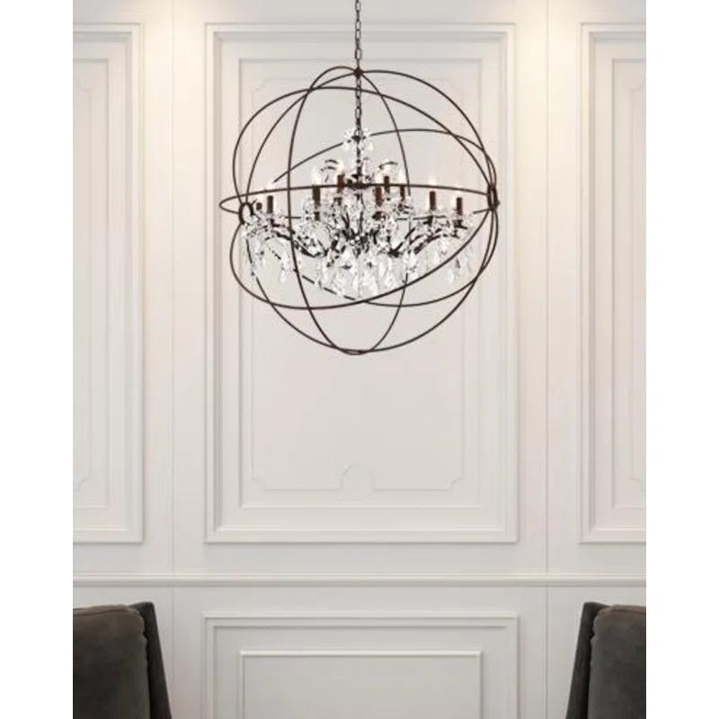 Svante 18 - Light Dimmable Globe Chandelier
