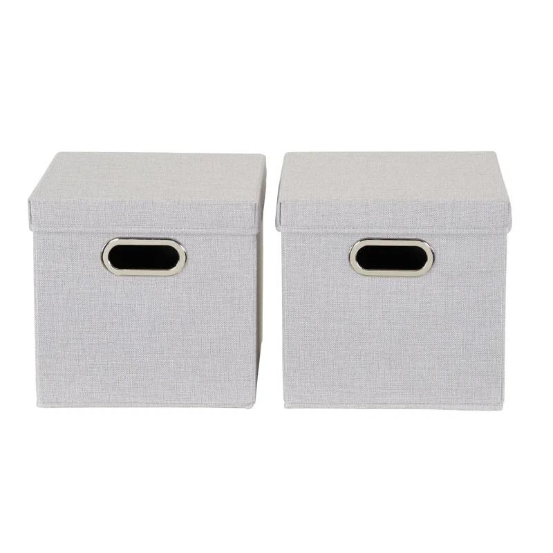 Household Essentials Household Essentials Fabric Bin (Set of 2)