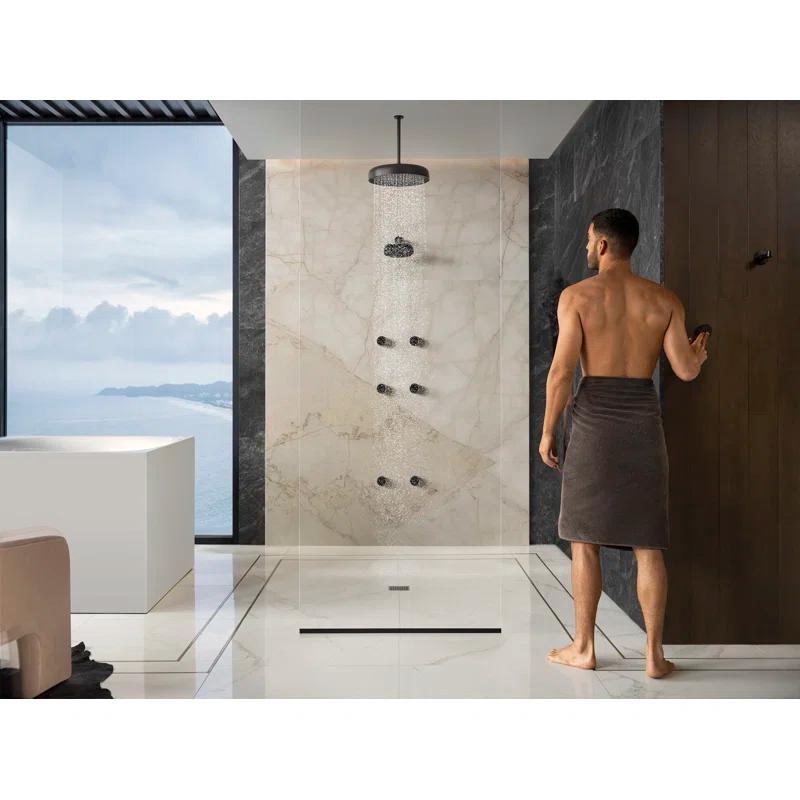Statement™ 2.5 GPM Round 12 in. Rainhead with Katalyst Air-Induction Technology