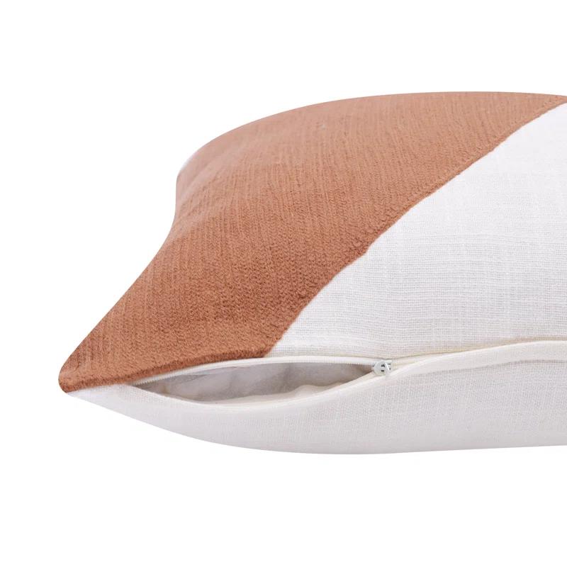 Auburn Geometric Cotton Throw Pillow