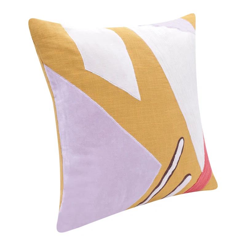 Astri Modern Patchwork Handmade Cotton Decorative Throw Pillow