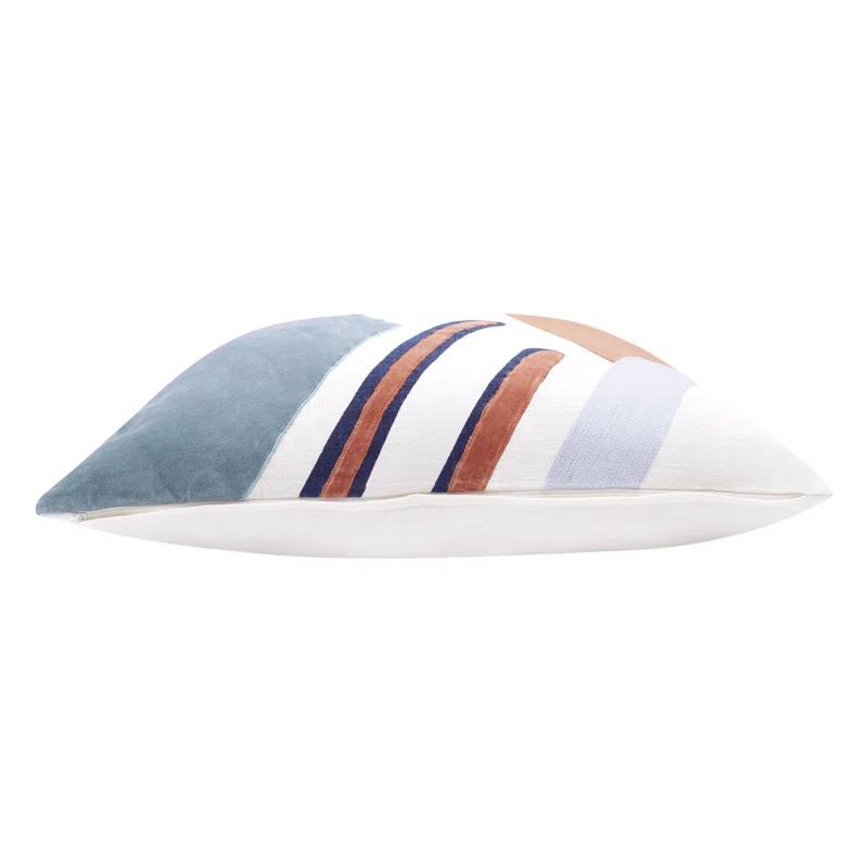 Astri Modern Patchwork Handmade Cotton Decorative Throw Pillow