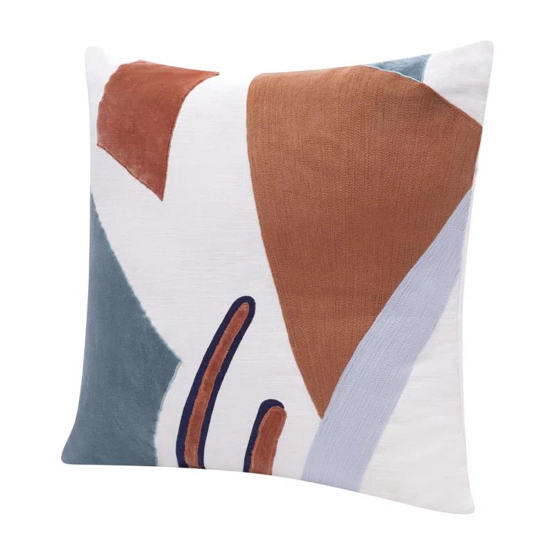 Astri Modern Patchwork Handmade Cotton Decorative Throw Pillow