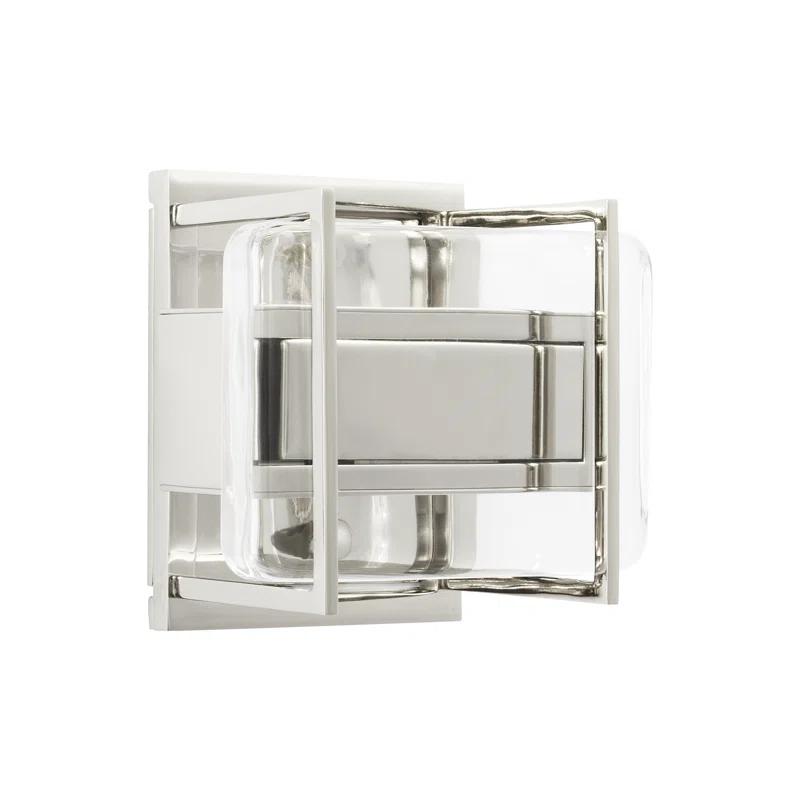 Duelle LED Polished Nickel Direct Wired Wall Sconce