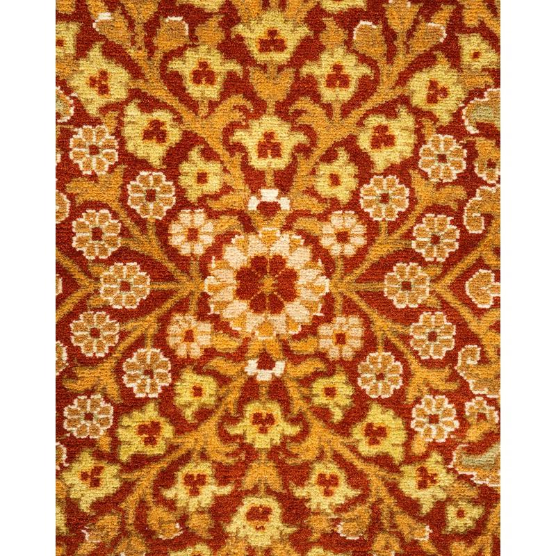 The Twillery Co.® One-of-a-Kind Hayner Hand-Knotted 4'7" x 7'5" Wool Area Rug in Orange