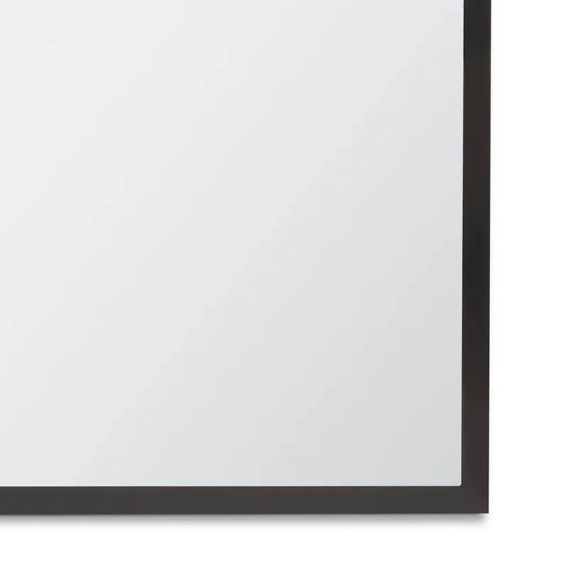 Black Nickel Steel Arch Accent Mirror