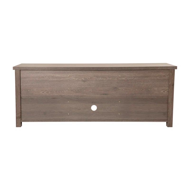 Flash Furniture Hatteras Classic TV Stand for up to 80" TVs with Glass Fronted Doors