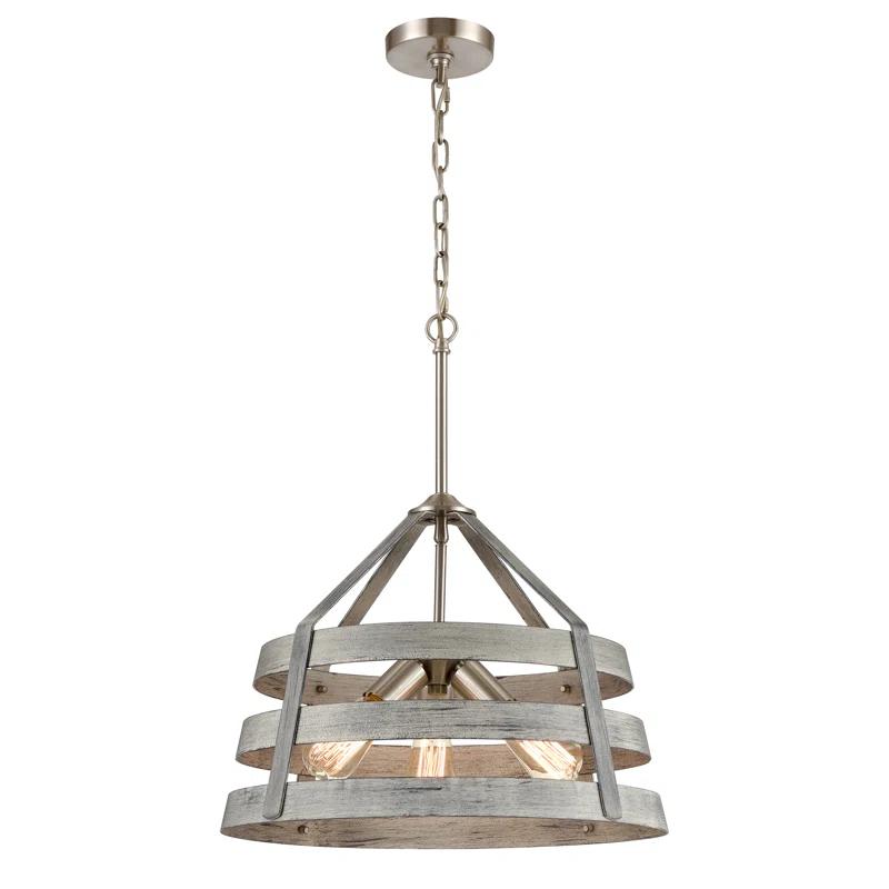 Romie 3 - Light Dimmable Drum Chandelier