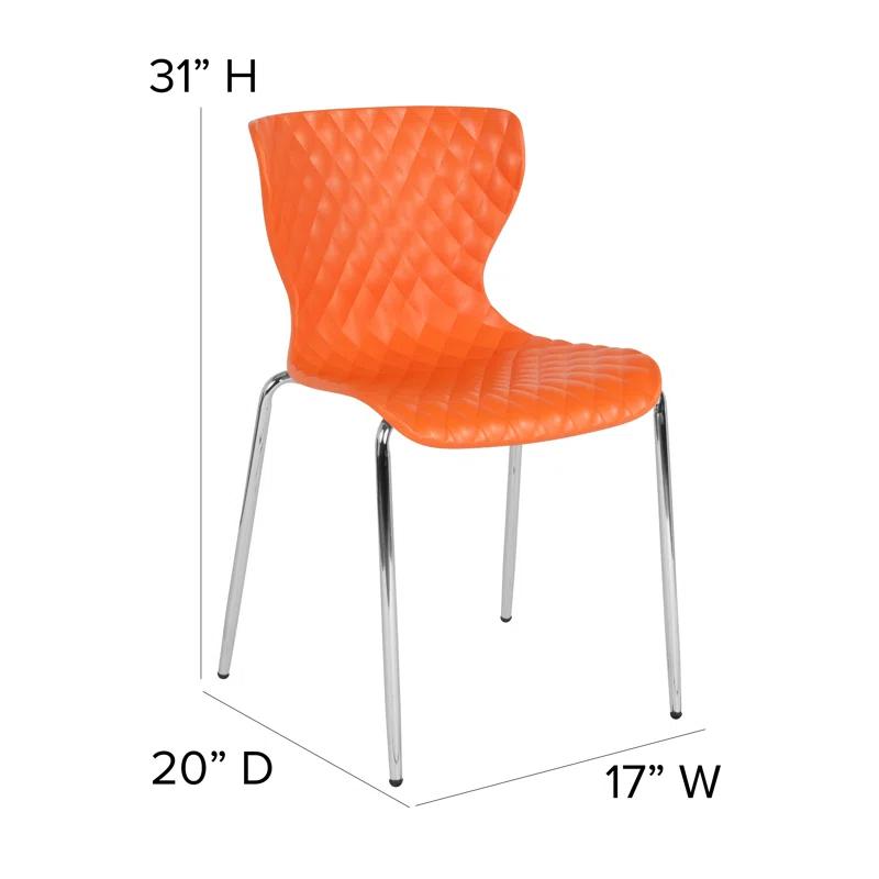 Flash Furniture Lowell Contemporary Plastic Stack Chair