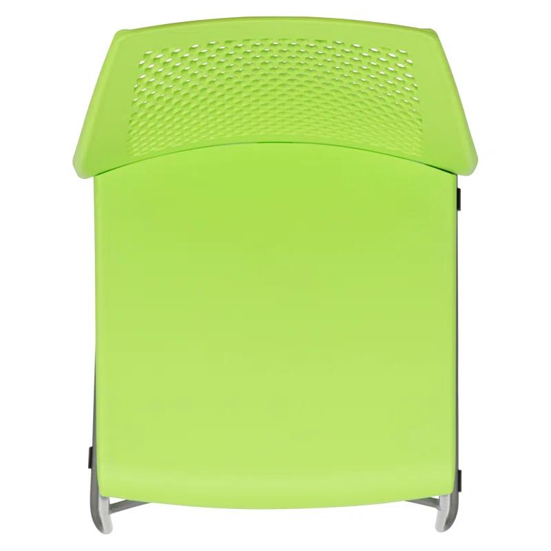 Flash Furniture Antonia 661 lb. Capacity Stack Chair with Air-Vent Back and Powder Coated Sled Base