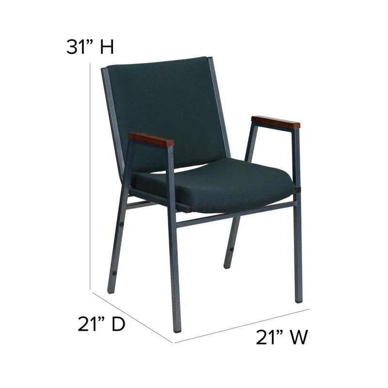 Offex Aliya Heavy Duty Stack Chair with Arms