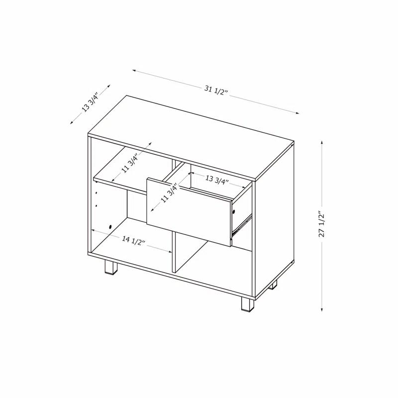 Octave 27.5" Small 1 - Door Accent Cabinet