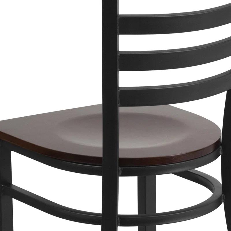 Flash Furniture Kendall Ladder Back Metal Restaurant Chair