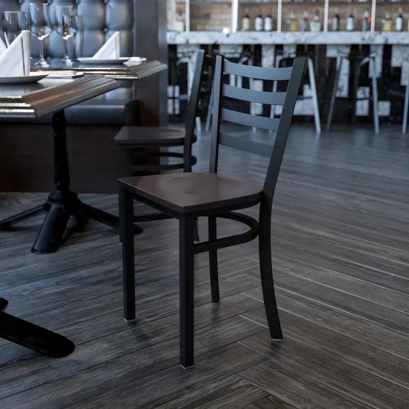 Flash Furniture Kendall Ladder Back Metal Restaurant Chair