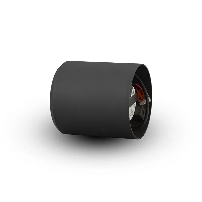 Node 3.5-in Round Integrated LED ETL Certified Surface Mounted Downlight, Beam Angle 33, Black