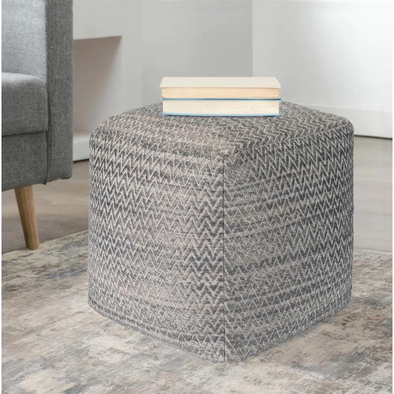 Pasargad Galaxy Upholstered Pouf