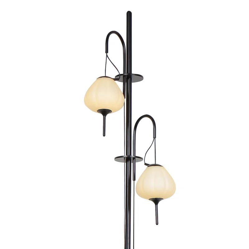 Lecce Arc 70" Black Energy Star Integrated LED Floor Lamp with Dimmer