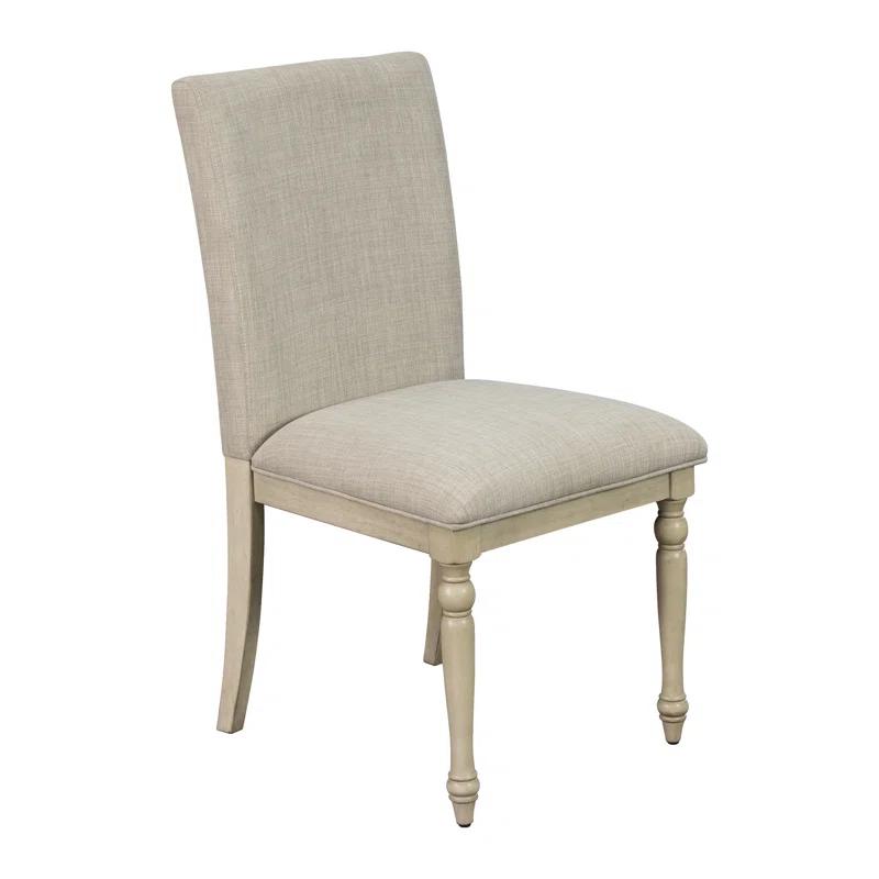 Martha Stewart Fiona Side Chair in Light Gray (Set of 2)