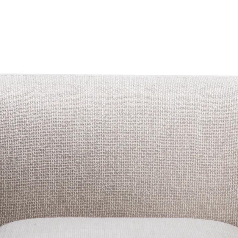 Nara 35.5'' Luxurious Brown Swivel Armchair with Soft Upholstery