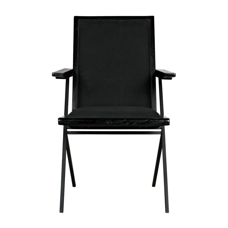 Noir Henderson 18'' H Cotton Upholstered Armchair