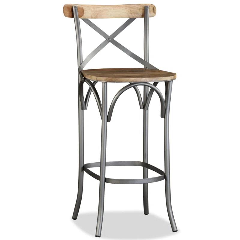 VidaXL VidaXL Bar Stool Solid Mango Wood