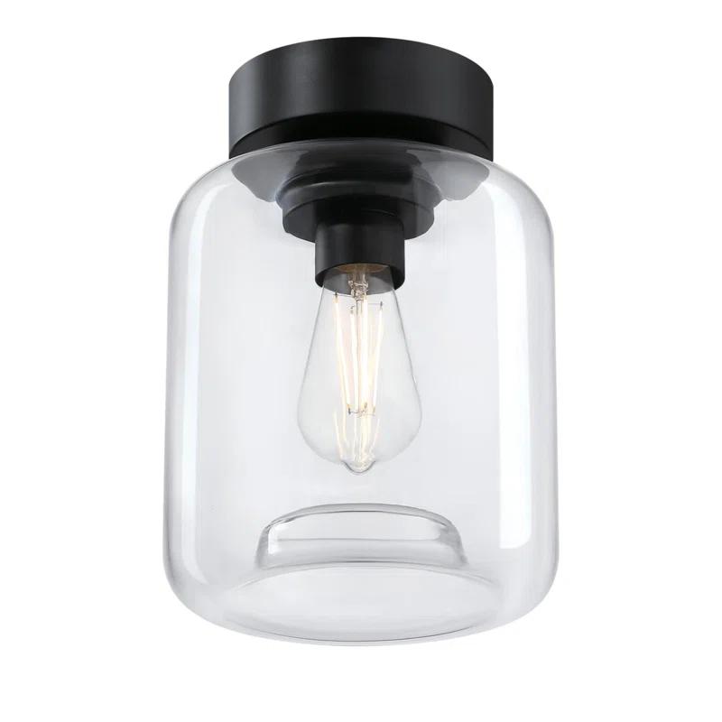 Judd Glass Semi Flush Mount