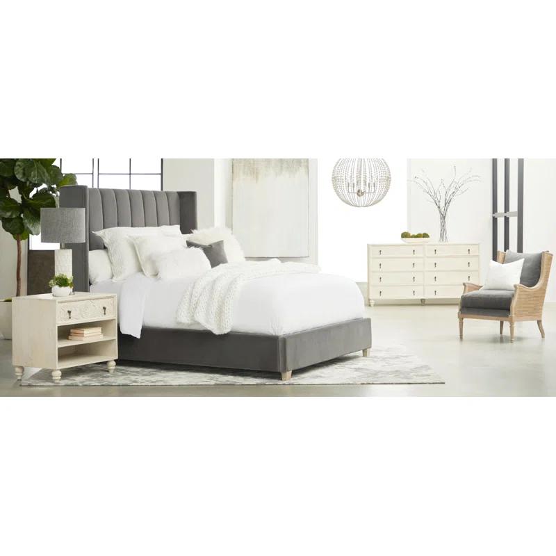 Everly Quinn Taiyab Upholstered Platform Bed