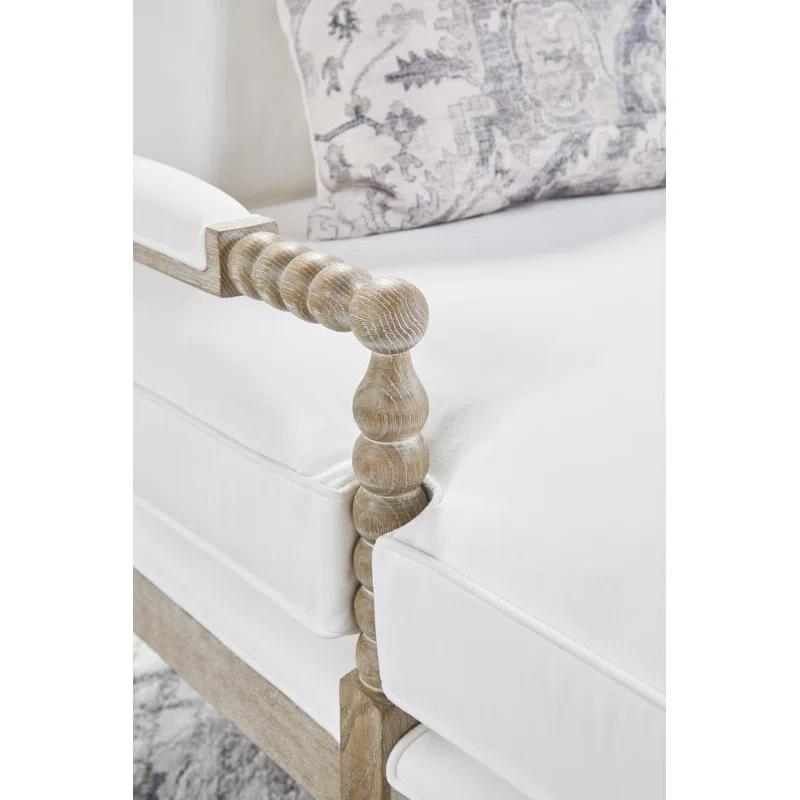 Rosalind Wheeler Chaddrick Stitch Hand Round Arms Down Feather Chaise Lounge